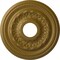 Ekena Millwork Galway Ceiling Medallion (Fits Canopies up to 3 1/4"), Hand-Painted Gold, 15 3/4"OD x 3 1/4"ID x 1"P CM15GAGLS - alternate 1